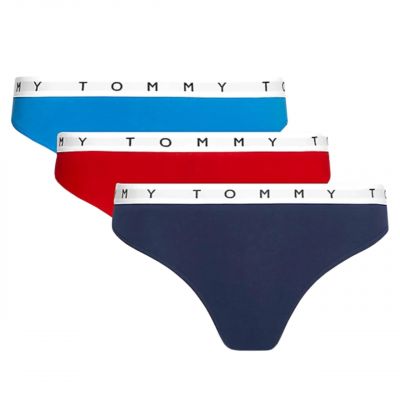 4. Bielizna Tommy Hilfiger 3-pack Thong W UW0UW02521