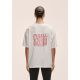 6. Koszulka damska Casall Oversized Cotton Blend Tee biały