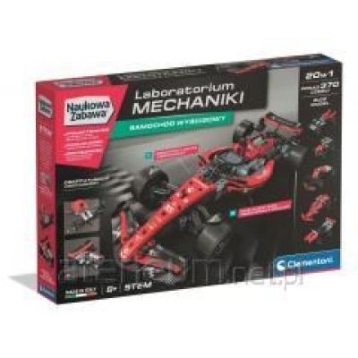 3. Clementoni Naukowa Zabawa - Laboratorium mechaniki: Samochód wyścigowy