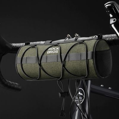 5. Torba Rockbros 30110049001 rowerowa na kierownicę 2 l - zielona