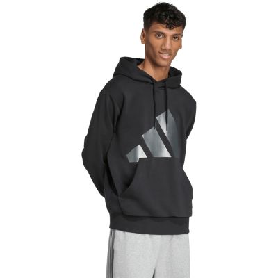 4. Bluza męska adidas Holiday 3S Hoodie czarna JM1698