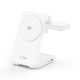 5. Ładowarka bezprzewodowa Tech-Protect A56 3in1 MagSafe 25W QI2.2 + kabel USB-C / USB-C 100 cm - biała