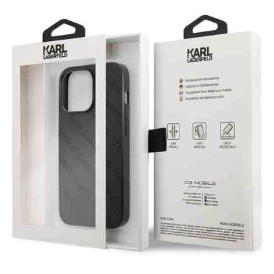 8. Etui Karl Lagerfeld Perforated Allover na iPhone 13 Pro / 13 6,1" - czarne