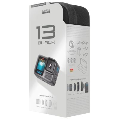 9. GoPro HERO13 Extended Power Bundle aparat do fotografii sportowej 27,6 MP 5.3K Ultra HD CMOS 25,4 / 1,9 mm (1 / 1.9") Wi-Fi 157 g