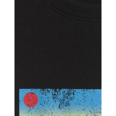 2. T-shirt regular z nadrukiem męski 4F 4FWSS26TTSHM3335-20S