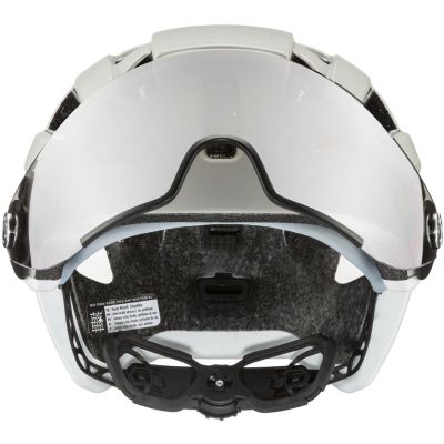 6. Uvex Finale visor Biały, Piaskowy