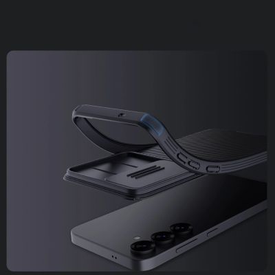 8. Etui Nillkin CamShield Pro na Samsung Galaxy S25 z osłoną na aparat - czarne