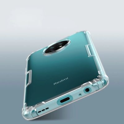 12. Nillkin Nature żelowe etui pokrowiec ultra slim Xiaomi Redmi Note 9T 5G przezroczysty