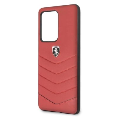 3. Etui Ferrari Heritage Quilted na Samsung Galaxy S20 Ultra - czerwone