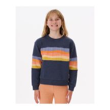 Bluza dziewczęca RIP CURL Melting Waves Crew -Girl granatowa