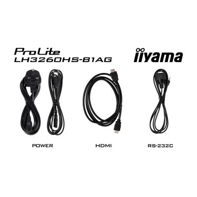 17. Monitor wielkoformatowy iiyama LH3260HS-B1AG A 80cm (31.5") LED Wi-Fi 500 cd/m2 Full HD Android 11 24/7 Czarna