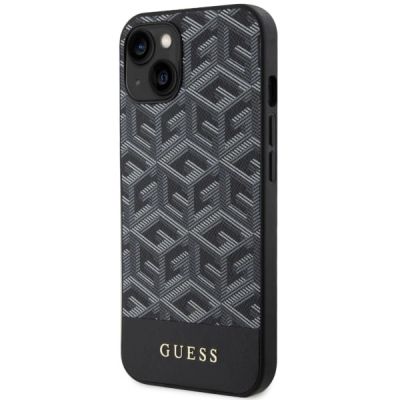 2. Etui Guess GCube Stripes MagSafe na iPhone 14 Plus - czarne