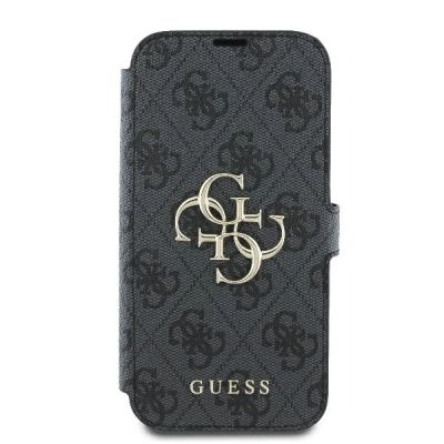 3. Etui Guess 4G Metal Logo na iPhone 16 - czarne