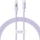 Kabel Baseus Gem USB C-IP 20W 1m (fioletowy)