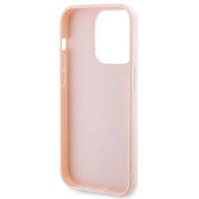 7. Etui Karl Lagerfeld 3D Rubber Glitter Logo na iPhone 15 Pro Max - różowe