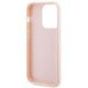7. Etui Karl Lagerfeld 3D Rubber Glitter Logo na iPhone 15 Pro Max - różowe