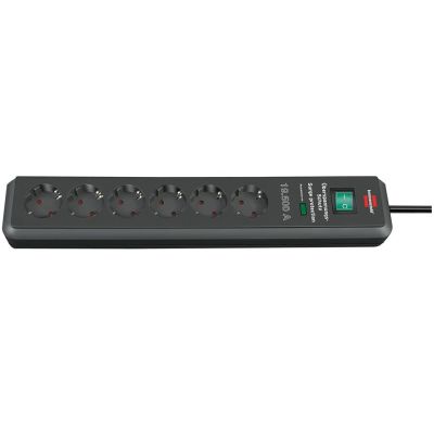 Brennenstuhl ?SS Secure-Tec 6-fach, 19.500 A, anthrazit, 2m