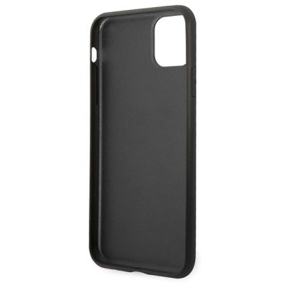 6. Etui Karl Lagerfeld Saffiano Karl&Choupette Head na iPhone 11 Pro Max - czarne