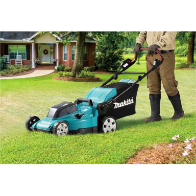 18. Makita DLM480Z kosiarka Kosiarka do trawnika typu push Bateria Czarny, Turkusowy