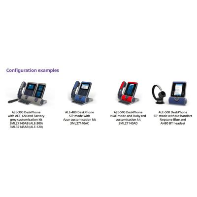 6. Alcatel-Lucent Enterprise ALE-300 telefon VoIP Niebieski LCD