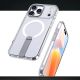 5. Etui Hybrid Armor X na Samsung Galaxy S25 FE z podstawką kompatybilne z MagSafe - przezroczyste