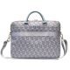 3. Torba Guess GCube Stripes na laptopa 16'' - niebieska