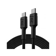 GREEN CELL KABEL KABGC29 GC POWERSTREAM USB-C - USB-C 200CM, POWER DELIVERY 60W, ULTRA CHARGE, QC 3.0
