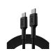 GREEN CELL KABEL KABGC29 GC POWERSTREAM USB-C - USB-C 200CM, POWER DELIVERY 60W, ULTRA CHARGE, QC 3.0