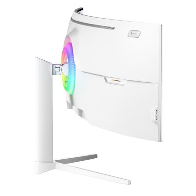 4. Arozzi Nova 49” Curved monitor komputerowy 124,5 cm (49") 5120 x 1440 px Dual QHD LED Biały