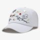 Czapka z daszkiem Karl Lagerfeld Charms Pins Strapback Biała - L4WH7608