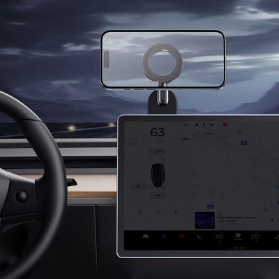 11. Uchwyt Baseus C02 Go Series na deskę rozdzielczą kompatybilny z MagSafe - czarny