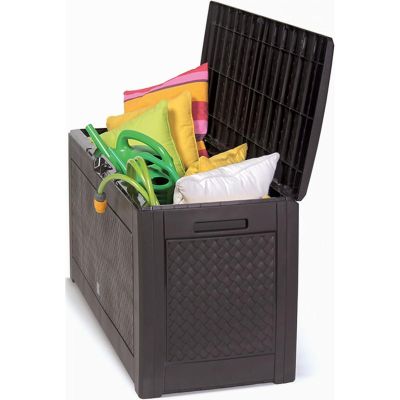 33. SKRZYNIA OGRODOWA 310L BRĄZ BOXE MATUBA