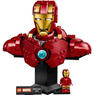 13. LEGO Marvel 76327 Popiersie Iron Mana MK4