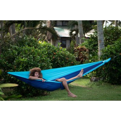 4. Ticket To The Moon TRAVEL HAMMOCK - King Size Hamak wiszący 2 os. Nylon Ciemny Zielony, Zielony