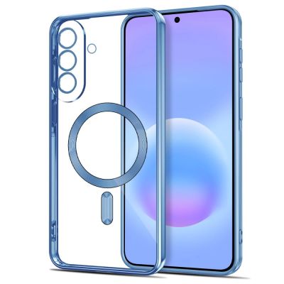 2. Etui Tech-Protect MagFlex MagSafe na Samsung Galaxy A57 5G - przezroczysto-niebieskie