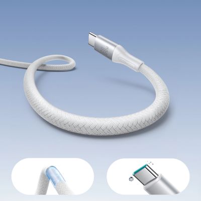7. Kabel Joyroom S-A28 Flash Series 60W USB-C - USB-C 2m - biały