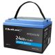 8. Qoltec Akumulator LiFePO4 Litowo-Żelazowo-Fosforanowy | 12.8V | 24Ah | 307.2Wh | BMS