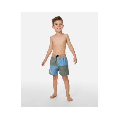 Boardshorty chłopięce RIP CURL Block Volley - Boy niebieskie