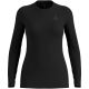 6. Koszulka damska ODLO Merino 160 BL Top Crew Neck l/s roz. S Czarna