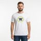 3. Koszulka uniwersalna Wood Wood Ace T-shirt White/Green Print - 10135701-2222-18