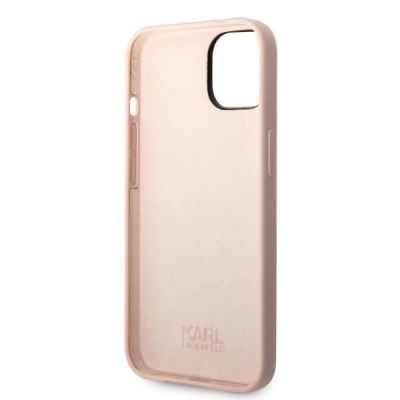7. Etui Karl Lagerfeld Silicone Ikonik na iPhone 13 / 14 - różowe