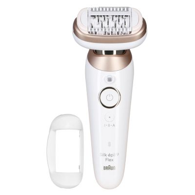 8. Depilator IPL BRAUN Silk-epil 9-011 3D,  praca na sucho i mokro, Biały, Złoto