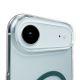 6. Etui Puro Lite Mag TPU+PC kompatybilne z MagSafe na iPhone 17 Air - przezroczyste z turkusowym pierścieniem