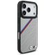 4. Etui BMW M Tricolor Metal Logo MagSafe do iPhone 17 Pro - szare