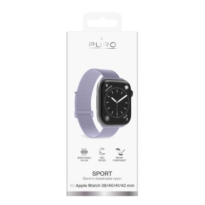 2. Pasek Puro Sport na Apple Watch 38/40/41/42mm - fioletowy