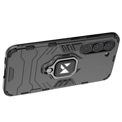17. Wozinsky Ring Armor etui Samsung Galaxy S23+ pancerny pokrowiec uchwyt magnetyczny ring czarne