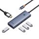 19. Hub USB Baseus UltraJoy Series 5w1 USB-C HDMI 4K 4x USB-A 3.0 - szary