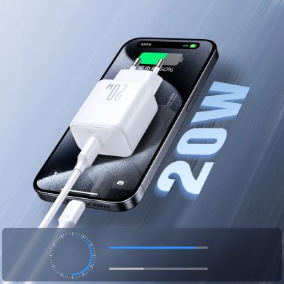 8. Ładowarka Joyroom JR-TCF20 sieciowa USB-C PD 20W - biała