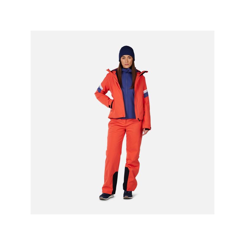 4. Bluza damska ROSSIGNOL W Mid Layer Thin Fz niebieska