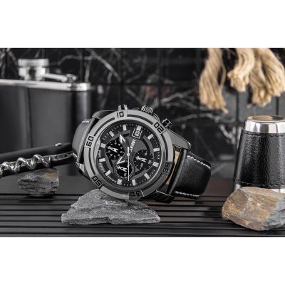 5. Zegarek Męski Skmei 9156SIBK + BOX